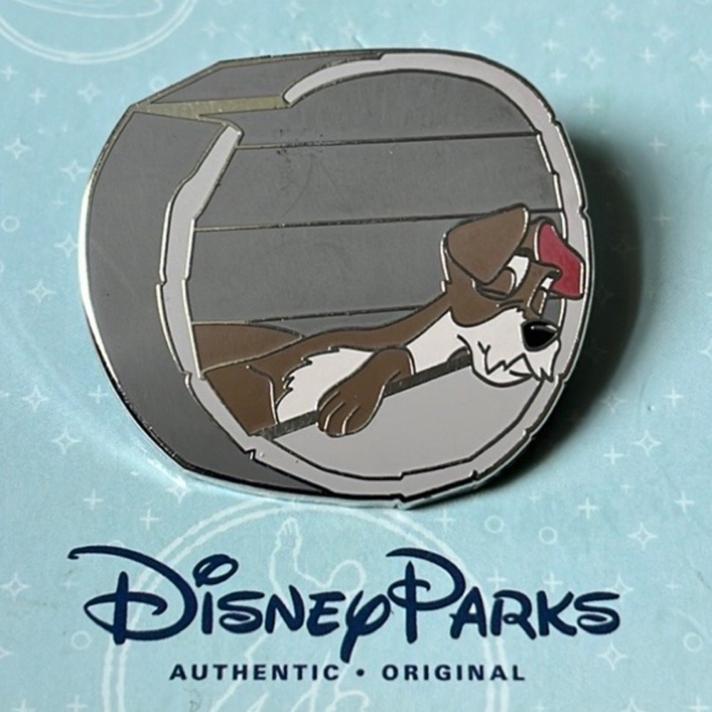 Disney Parks Sweet Dreams Tramp Dog Pin from Lady and the Tramp